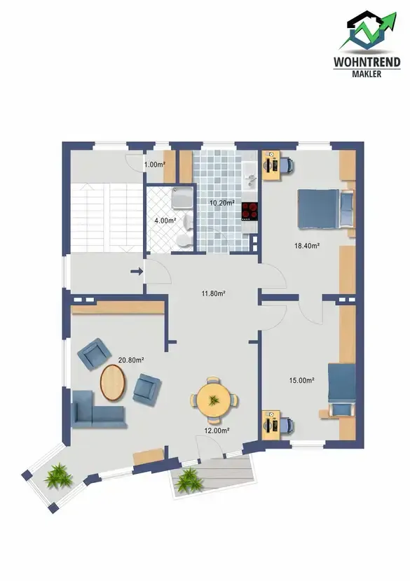 Sanierte Bel-Etage in Siegburger Top-Lage – Bild 18 von 30