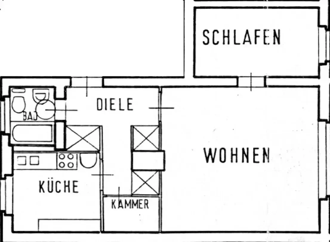 Schöne Toplage in Schöneberg – großzügige 2-Zimmer-Wohnung – Bild 6 von 21